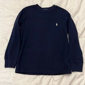 Ralph Lauren Polo Little Boys long sleeve tshirt waffle knit